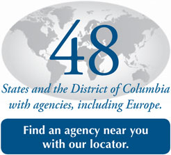Find an agency near you with our locator